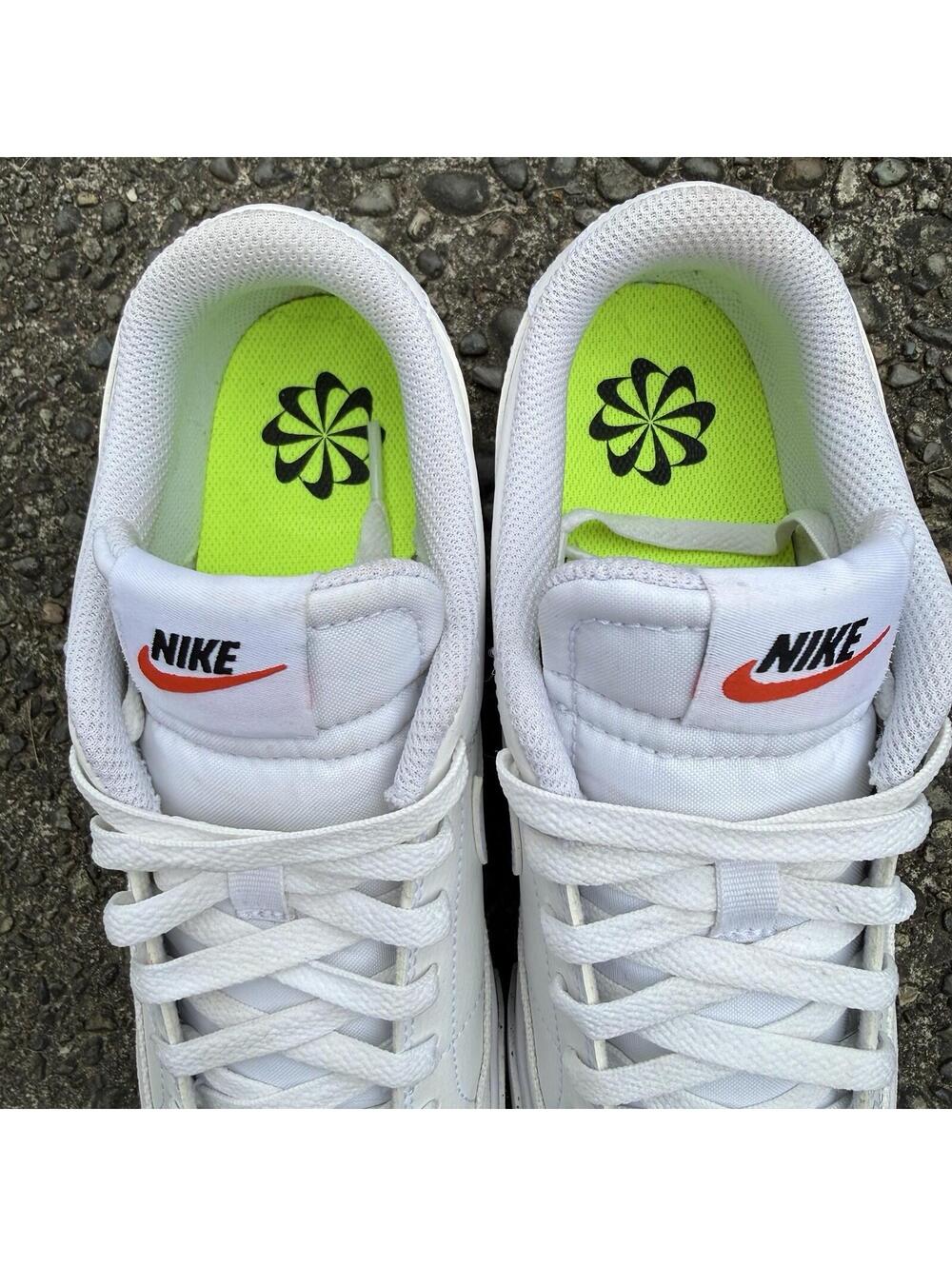 Nike Court Legacy Next Nature White Black Leather Low Top Sneakers DH3161-101 - Picture 6 of 9